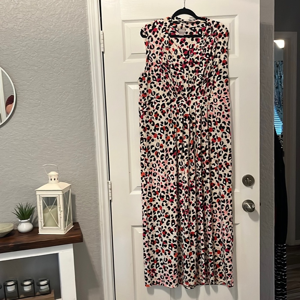 Chicos animal print maxi dress